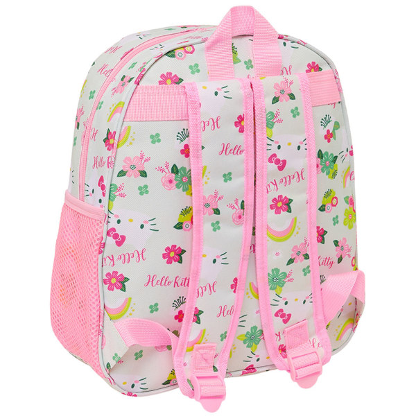Hello Kitty Blommig ryggsäck för barn/barn 33cm x 10cm x 27cm P Pink/White 33cm x 10cm x 27cm