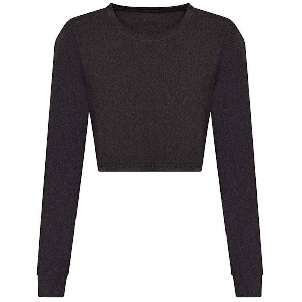 Awdis Dam/Dam Heather Crop T-Shirt L Svart Black L