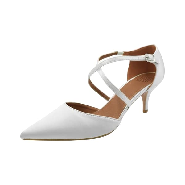 Where's That From Dam/Damer Kennedi Satin Crossover Strap K Off White 8 UK