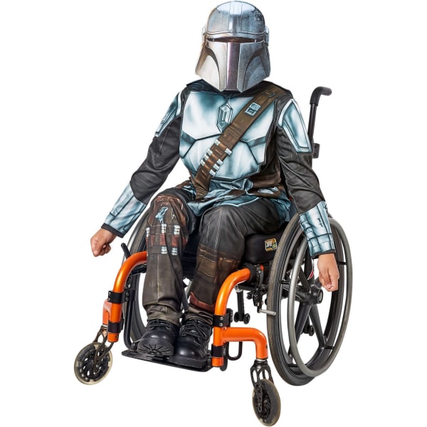 Star Wars: The Mandalorian Childrens/Kids Adaptive Costume 5-6 Blue/Black 5-6 Years