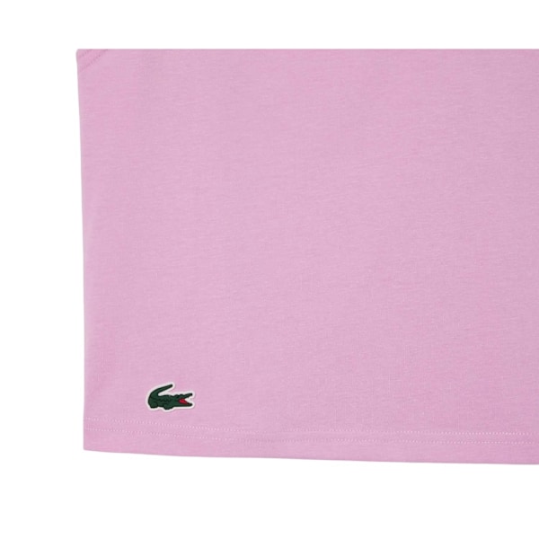 Lacoste Dam/Dam Cotton Ultra Dry Sport Crop Top 12 UK Pi Pink 12 UK