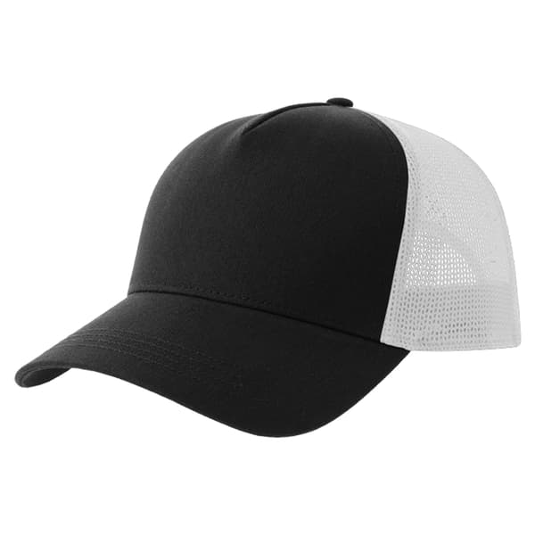 Atlantis Rapper 5-panels Truckerkeps i hållbar bomull, One Size Navy/Dark Grey One Size