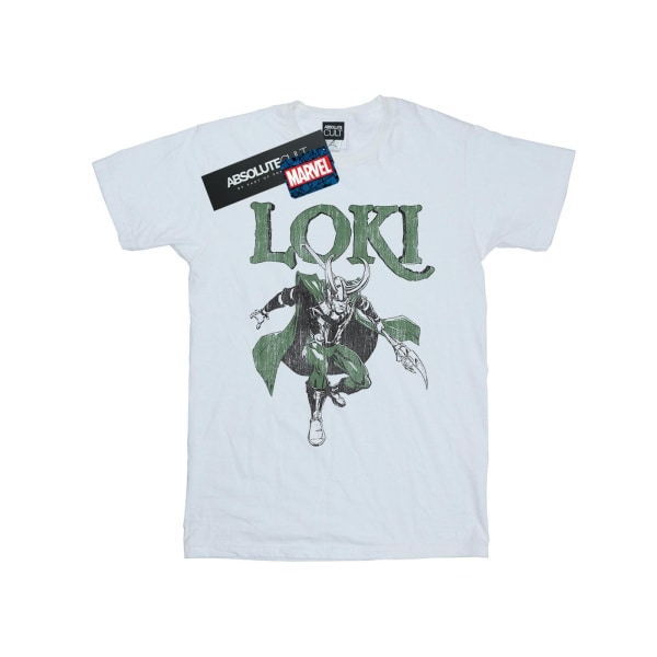 Marvel Dam/Dam Loki Sceptre Cotton Boyfriend T-Shirt 5XL White 5XL