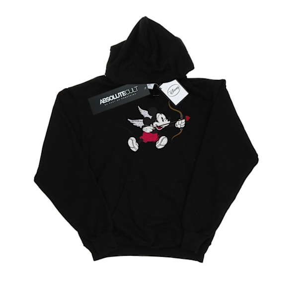 Disney Herr Mickey Mouse Love Cherub Hoodie M Svart Black M