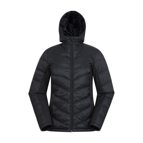 Mountain Warehouse Dam/Dam Turbine Vadderad Softshelljacka Jet Black 16 UK