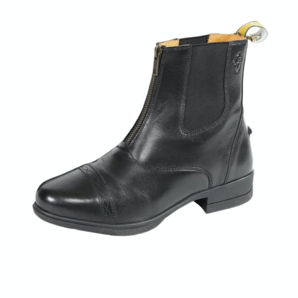 Moretta Barn/Barn Rosetta Läder Paddock Boots 6,5 UK Chi Black 6.5 UK Child