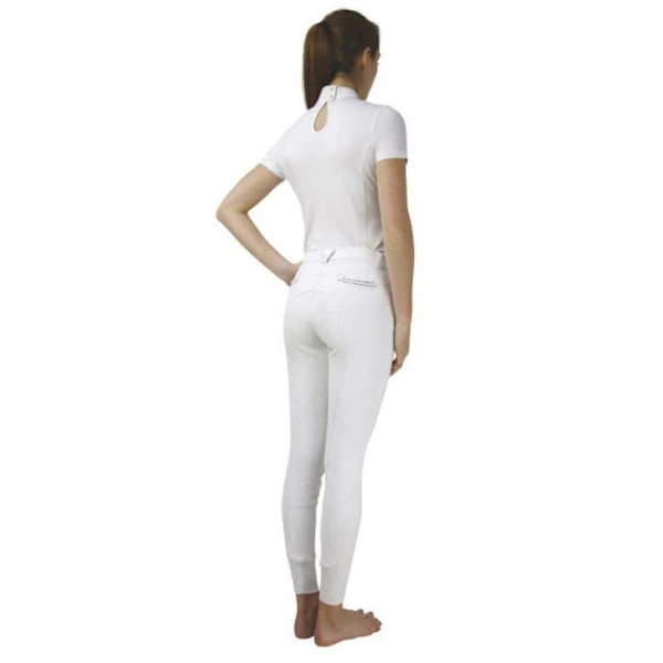 Hy Womens/Ladies Roka Rose Breeches 28in Vit/Marin/Rosa White/Navy/Rose 28in