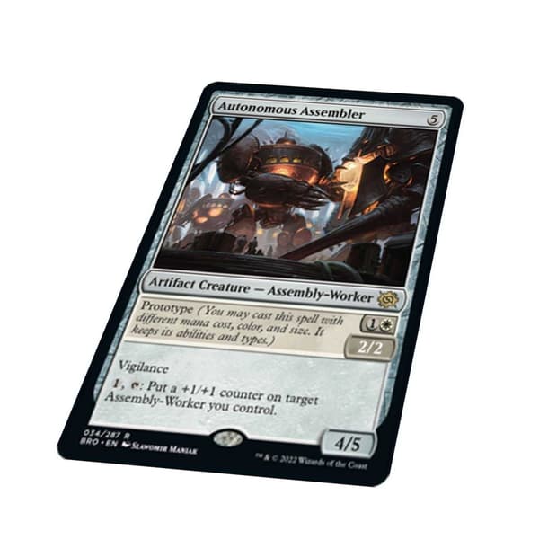 Magic The Gathering Autonomous Assembler Grafiskt Tryck Kort Ett Multicoloured One Size