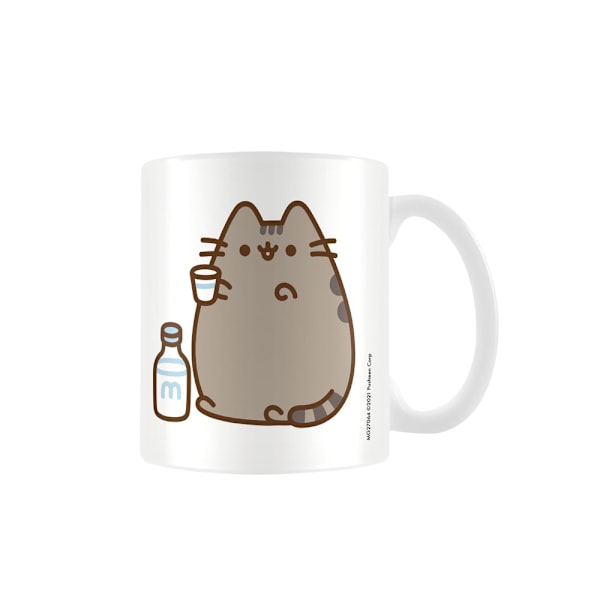 Pusheen Yum Mug En Storlek Vit/Grå White/Grey One Size