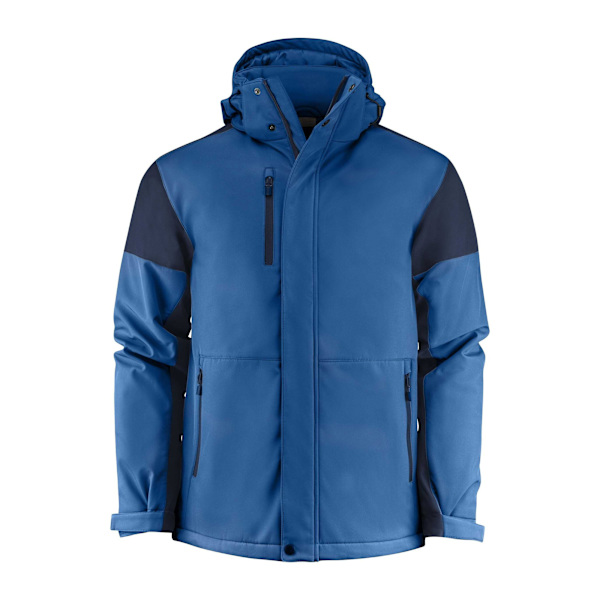 Printer Vadderad Softshelljacka för män M Kobolt/Marinblå Cobalt/Navy M