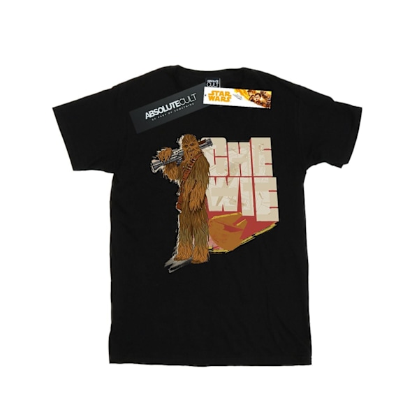 Star Wars Solo Chewie Falcon T-shirt för män, 4XL, svart Black 4XL