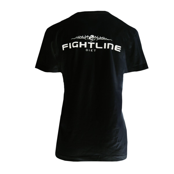 Fightline Diet Nutrition Herr rundhalsad kortärmad T-shirt S Black S