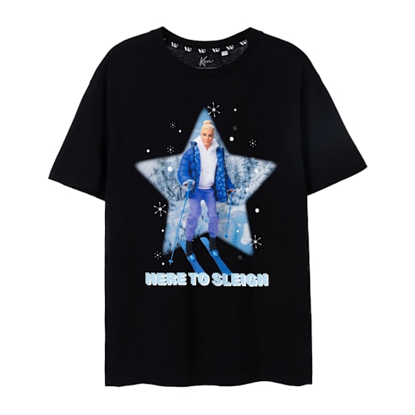 Barbie Herr Här för att åka släde Ken T-shirt 3XL Svart Black 3XL