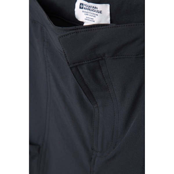 Mountain Warehouse Womens/Ladies Kesugi Stretch Slim Hiking Tro Black 22 UK