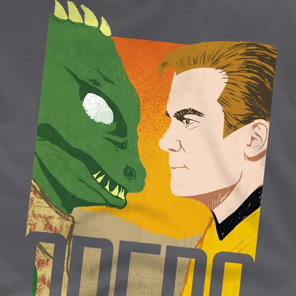 Star Trek Herr Arena T-Shirt M Gråmelerad Charcoal M