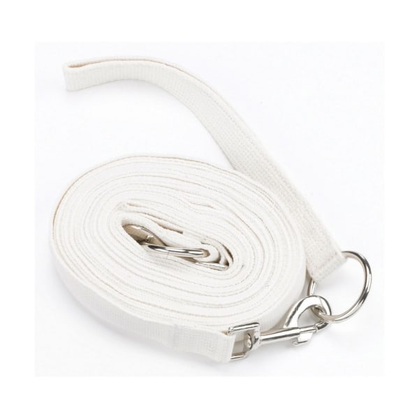 Hy Draw Reins With Clips 13 fot Vit White 13 foot