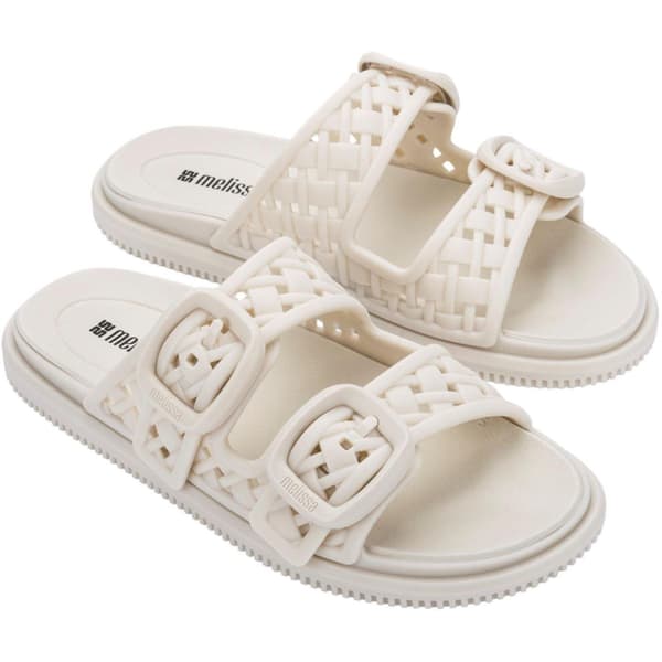 Melissa Possession Slip-on sandaler för dam, 6 UK, Vit White 6 UK