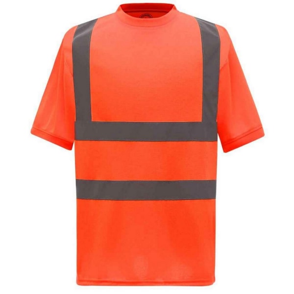Yoko Mens High-Vis Kortärmad T-Shirt 4XL Orange Orange 4XL