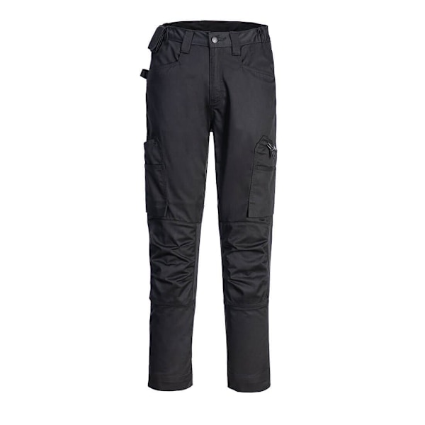 Portwest WX2 Eco Stretch Arbetsbyxor för män 36R Svart Black 36R