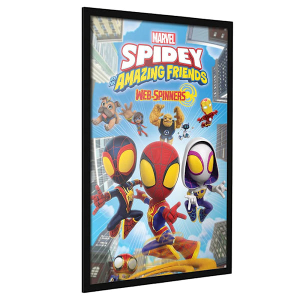 Spidey And His Amazing Friends Maxi Pappersaffisch 91,5cm x 61cm Multicoloured 91.5cm x 61cm