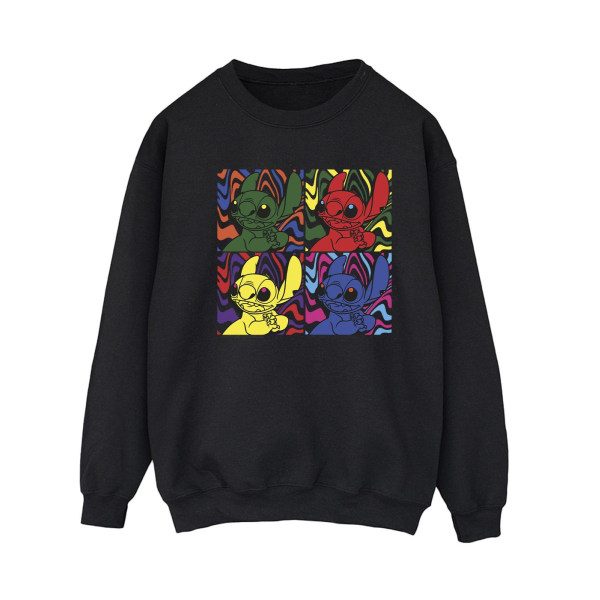 Disney Dam/Dam Lilo & Stitch Pop Art Sweatshirt L Svart Black L