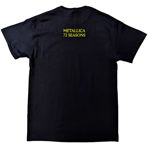 Metallica Herr 72 Seasons Burnt Crib Bomull T-shirt S Svart Black S