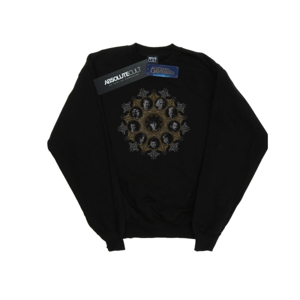 Fantastiska vidunder Kvinnor/Damer Karaktär Crest Sweatshirt S Bla Black S