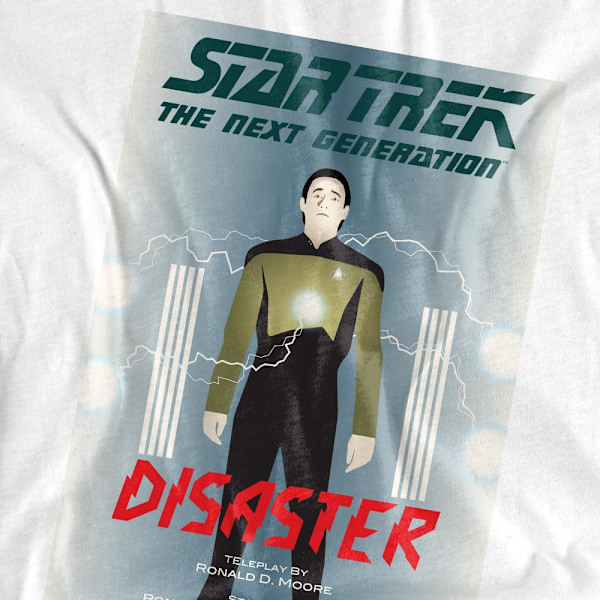 Star Trek Herr The Next Generation Säsong 5 Avsnitt 5 T-Shirt X White XXL