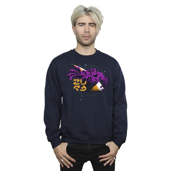 Disney Lightyear Zurg Space Circle Sweatshirt M Marinblå Navy Blue M