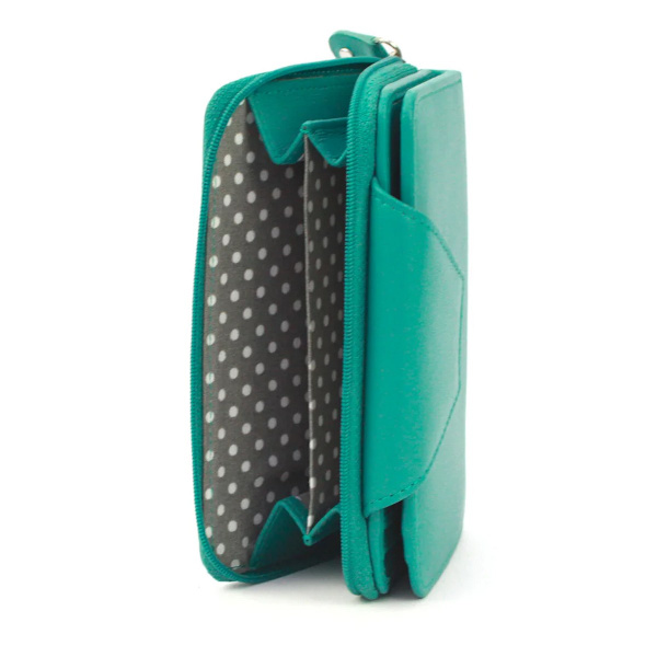 Eastern Counties Leather Lois Plain Purse One Size Turkos Turquoise One Size