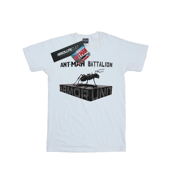 Marvel Mens Ant-Man Batallion T-shirt S Vit White S