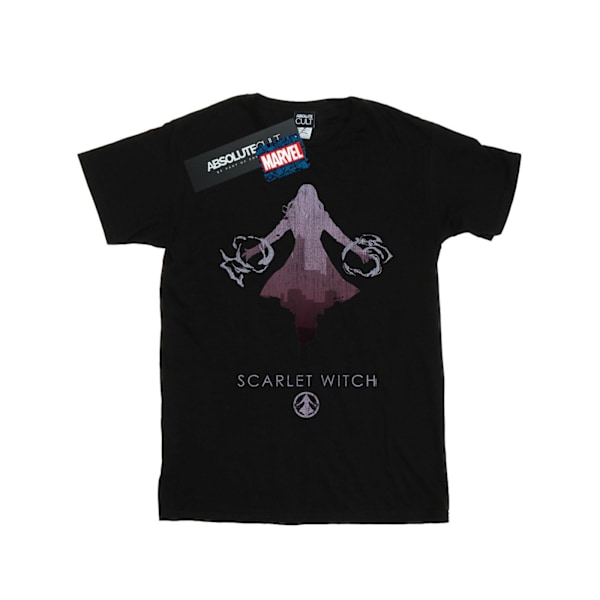 Marvel Dam/Damer Scarlet Witch Silhouette Bomull Boyfriend Black M