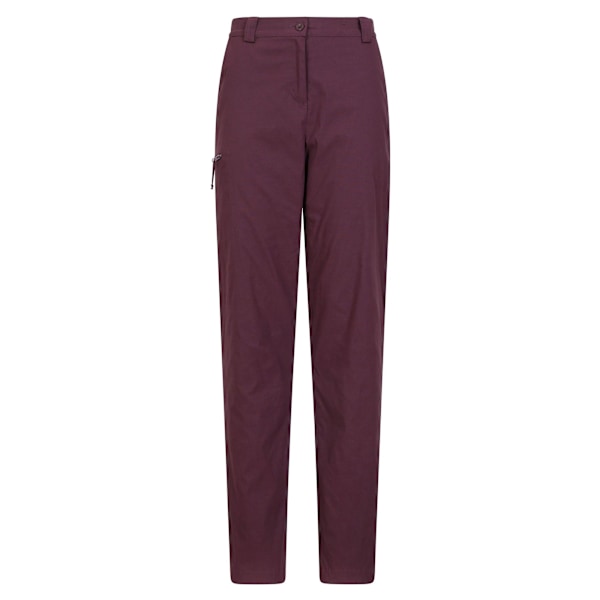 Mountain Warehouse Dam/Dam Hiker Stretch Kort Vinterbyxa Burgundy 6 UK