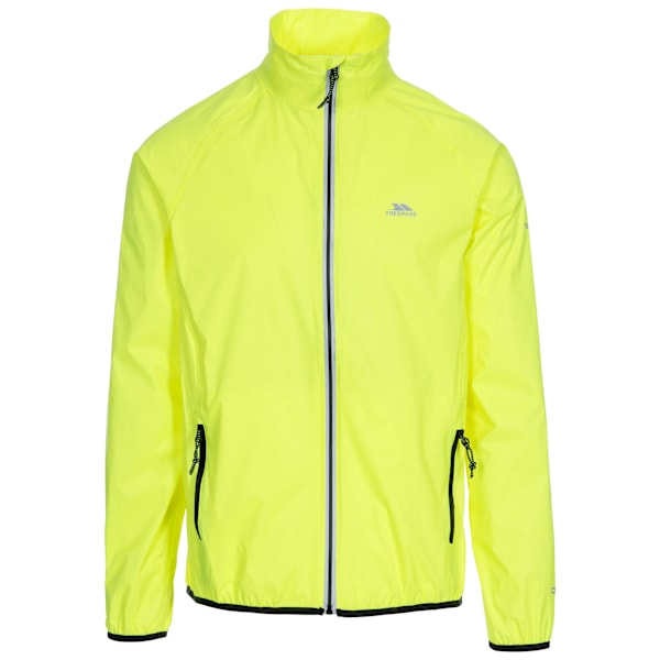 Trespass Retract Hi-Vis Packaway Vattentät Jacka för Herr. M Hi V Hi Visibility Yellow M