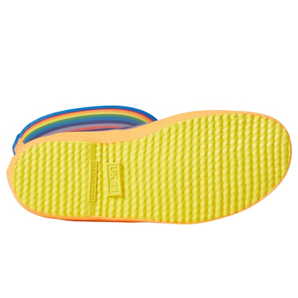 Hunter Original First Classic Rainbow Wellington för barn Multicoloured 9 UK Child