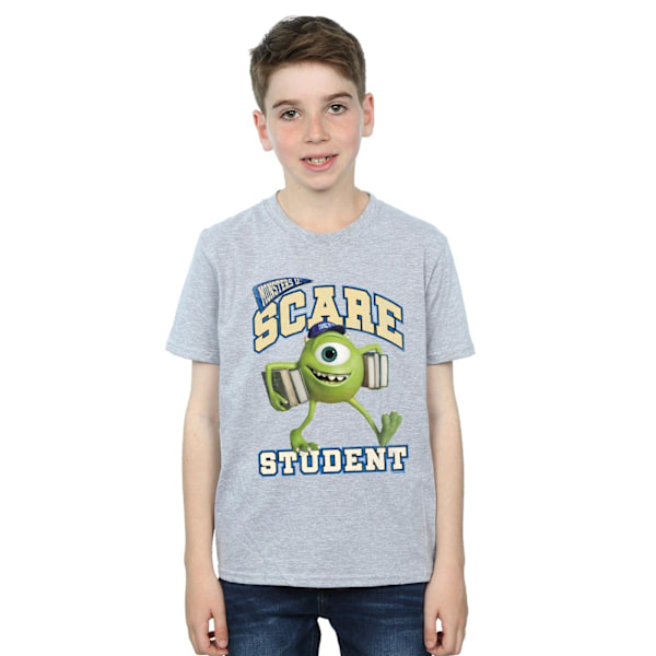 Disney Boys Monsters University Scare Student T-shirt 12-13 år Sports Grey 12-13 Years