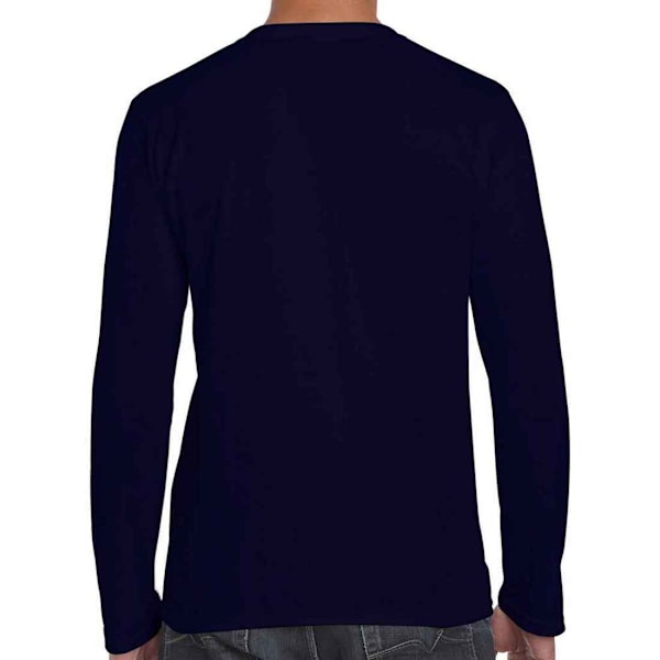 Gildan Unisex Vuxen Softstyle Långärmad T-shirt L Marinblå Navy L