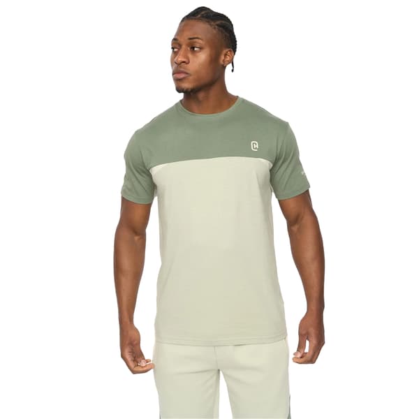 Crosshatch Herr Castlebay T-shirt M Ljus Oliv Light Olive M