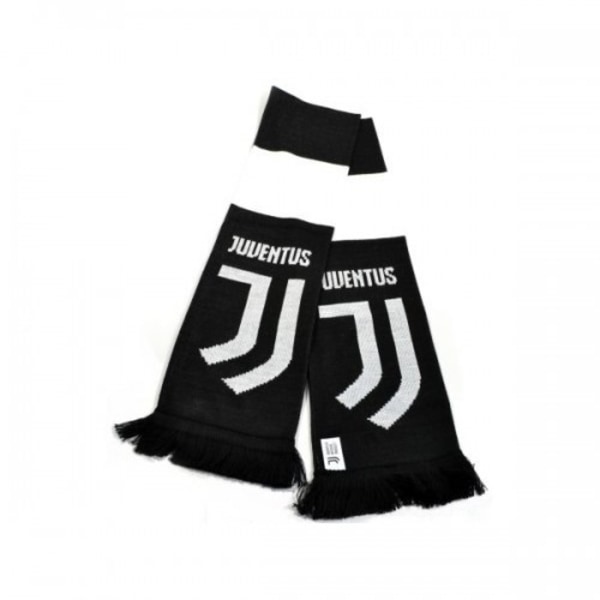 Juventus FC Supporters Bar Scarf One Size Svart/Vit Black/White One Size