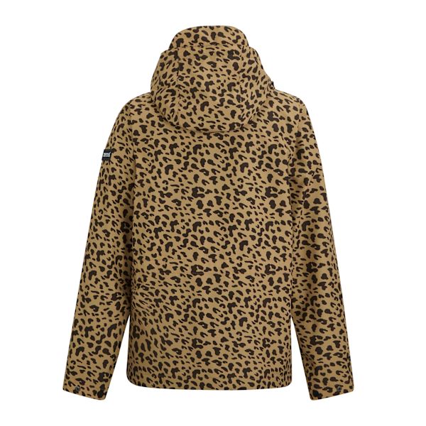 Regatta Dam Bayletta Leopardmönstrad Vattentät Jacka Multicoloured 8 UK