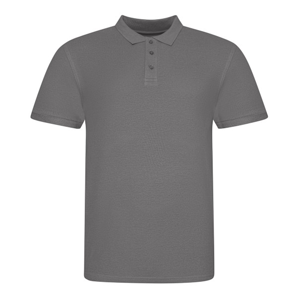 AWDis Just Polos Herr The 100 Polotröja M Charcoal Charcoal M