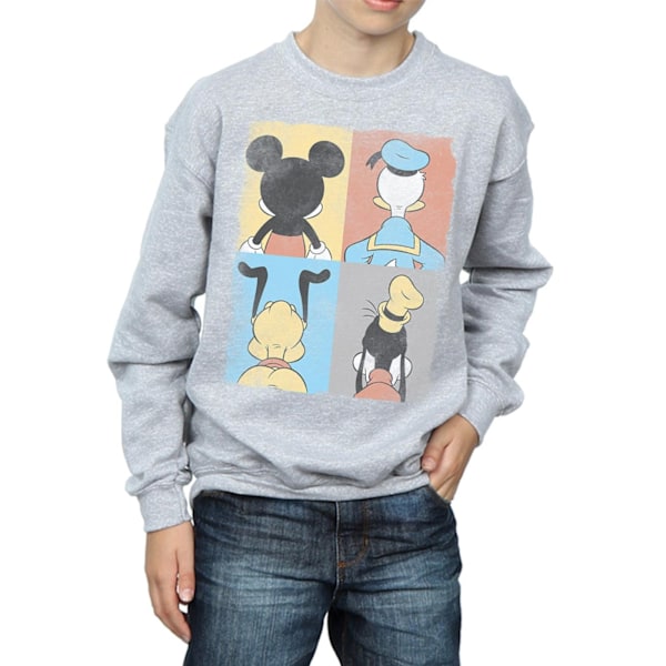 Disney Boys Mickey Mouse Four Backs Sweatshirt 12-13 år Spor Sports Grey 12-13 Years