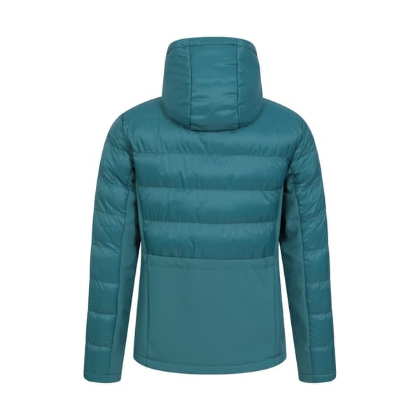 Mountain Warehouse Turbine Vadderad Softshelljacka för Dam Teal 8 UK