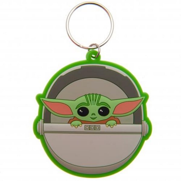 Star Wars Yoda PVC Nyckelring En Storlek Flerfärgad Multicoloured One Size