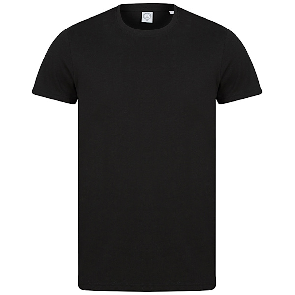SF Unisex Vuxen Ekologisk T-shirt 4XL Svart Black 4XL