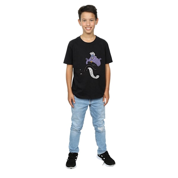 Disney Boys The Little Mermaid Classic Ursula T-Shirt 12-13 År Black 12-13 Years