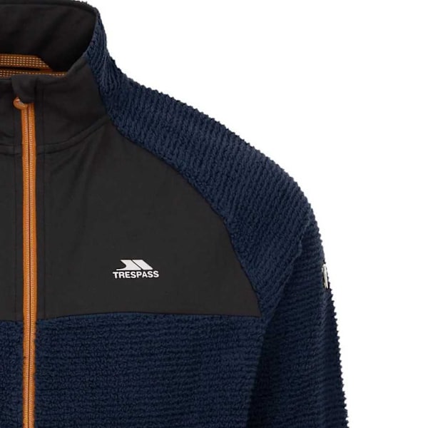 Trespass Herr Cranwell Fleecejacka XL Blå Rök Blue Smoke XL