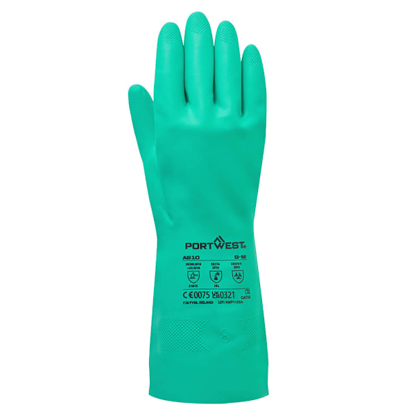 Portwest Unisex Adult A810 Nitrosafe Kemikalieskyddshandske XXL Grön Green XXL