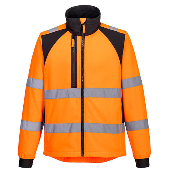 Portwest Herr WX2 Eco Varseljacka 2-lagers Soft Shell XL Orange Orange/Black XL