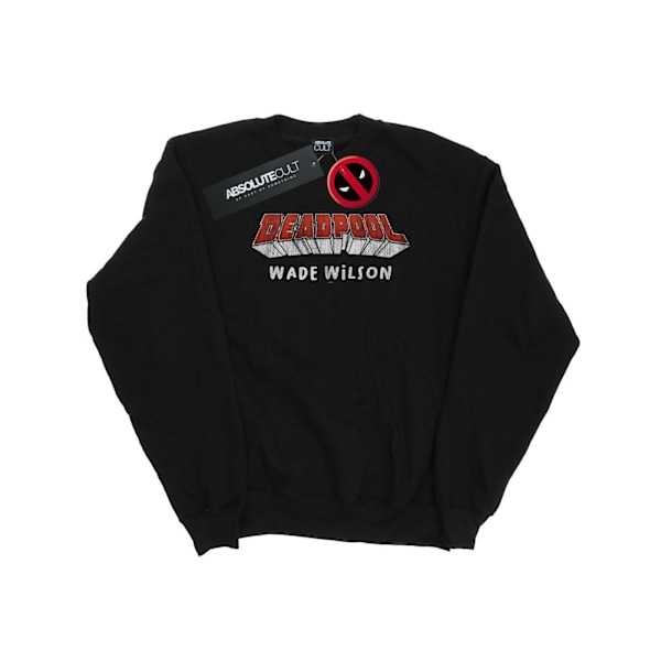 Marvel Herr Deadpool AKA Wade Wilson Sweatshirt L Svart Black L